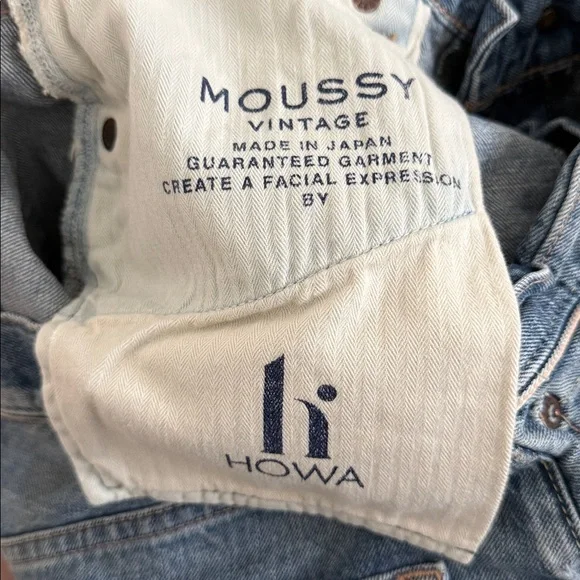 Moussy Vintage MV Pelion Denim Cut Off Shorts Size 29 - Picture 8 of 8